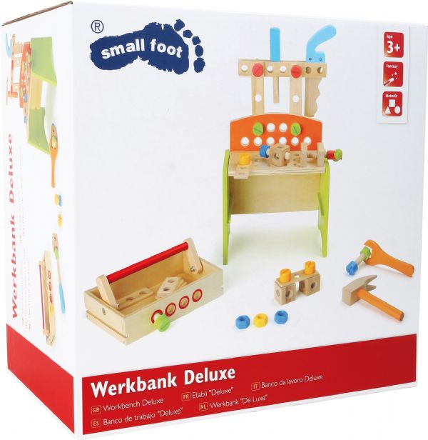 BANCO DE MADERA DE TRABAJO DELUXE