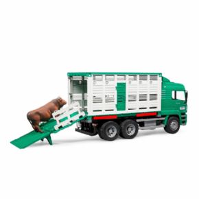 CAMION DE GANADO BRUDER  (VERDE)