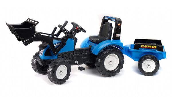 TRACTOR DE PEDALES ESPECIAL LANDINI SERIE 7 CON PALA Y REMOLQUE