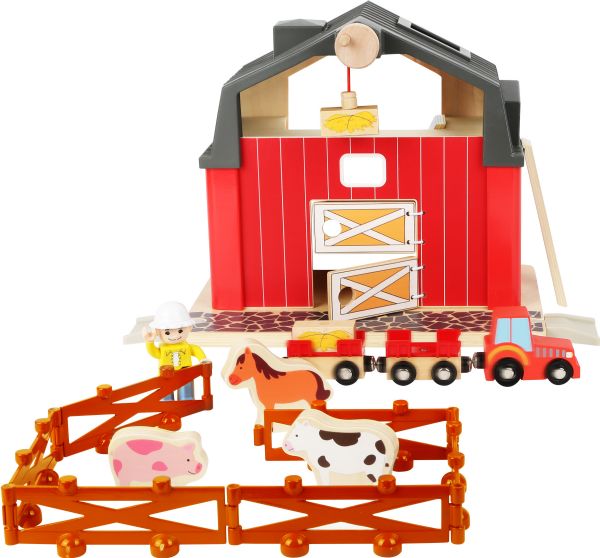 Granja best sale madera juguete