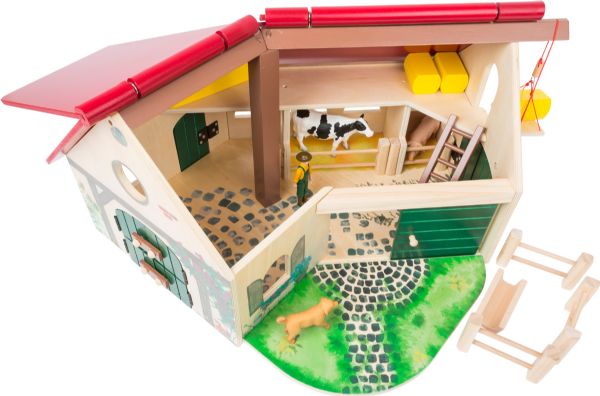 Granja de madera clearance juguete