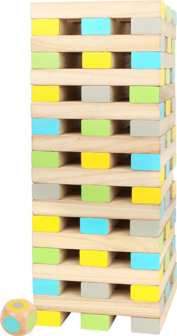 Juego de jenga gigante de plástico