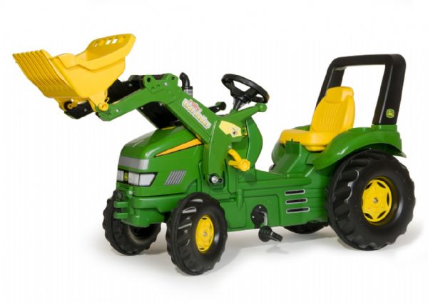 TRACTOR DE PEDALES JOHN DEERE ROLLY TOYS X-trac CON PALA - modelo 2018