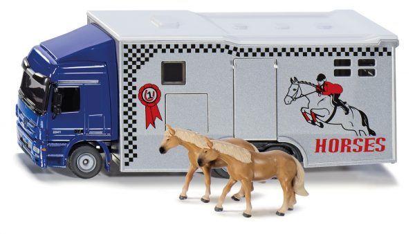 revista Alinear Cristo CAMION DE TRANSPORTE DE CABALLOS SIKU de juguete