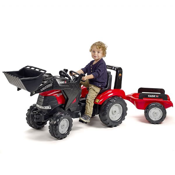 TRACTOR DE PEDALES CASE PUMA 240CVX CON PALA Y REMOLQUE