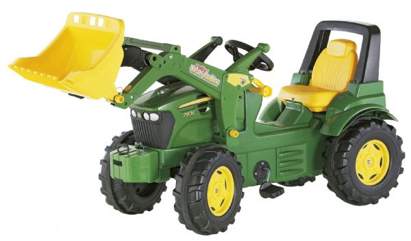 tractor con pala de juguete