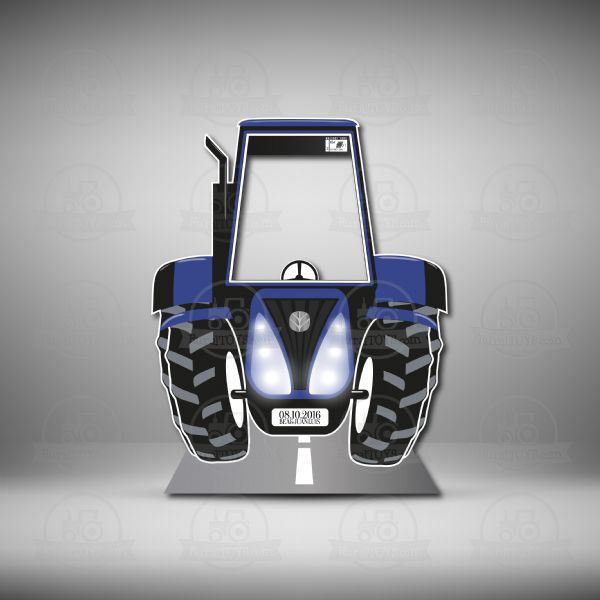 PHOTOCALL PERSONALIZADO TRACTOR - CUMPLEAOS -