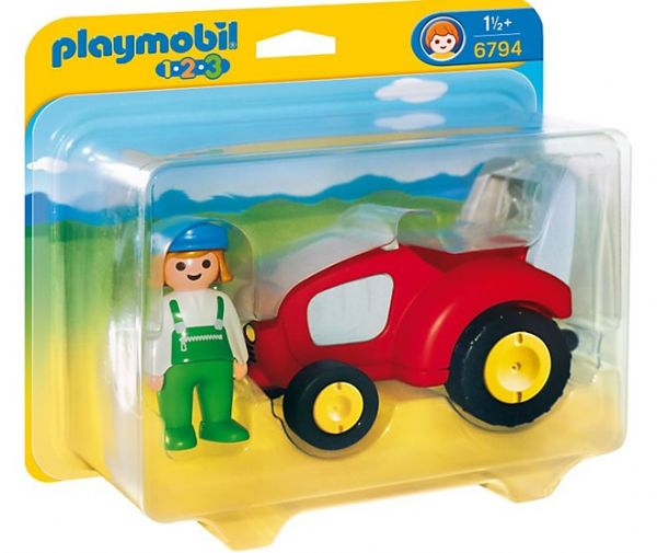 MI PRIMER TRACTOR DE PLAYMOBIL de juguete