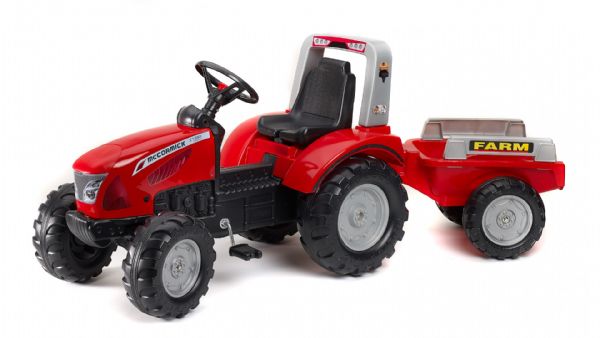 TRACTOR DE PEDALES MC CORMICK X.7+ REMOLQUE