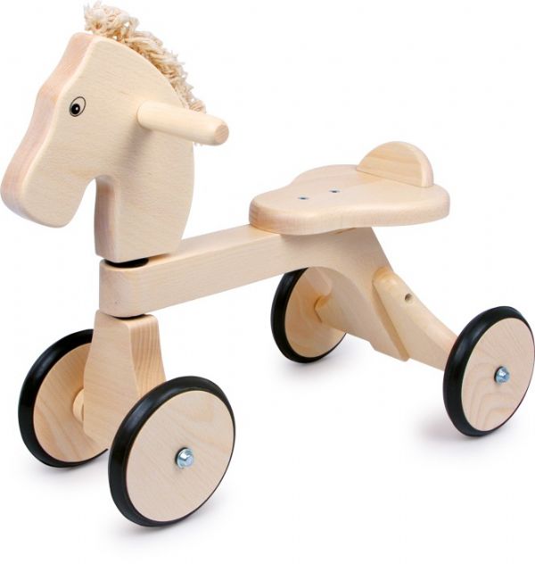 Caballito de madera con ruedas shop