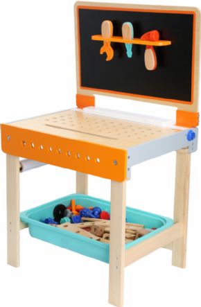 mesa de herramientas para niños