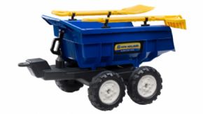REMOLQUE BASCULANTE PARA TRACTOR DE PEDALES DOS EJES - NEW HOLLAND 