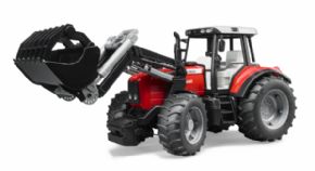 TRACTOR DE JUGUETE MASSEY FERGUSON 7480 CON PALA 