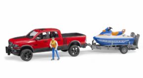 PICK UP CON REMOLQUE CON MOTO ACUTICA Y PILOTO 