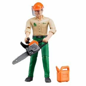 TRABAJADOR FORESTAL CON MOTOSIERRA