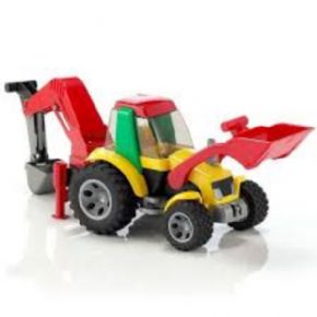 EXCAVADORA METALICO  DE JUGUETE +2 AOS