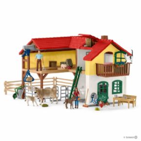 GRANJA CON ESTABLO Y ANIMALES - SCHLEICH - 