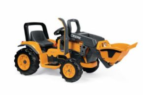 EXCAVADORA ELECTRICA A BATERIA JOHN DEERE CON PALA - PEG PEREGO - 