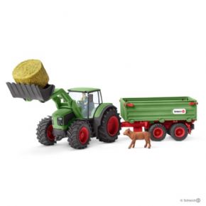 TRACTOR CON REMOLQUE SCHLEICH