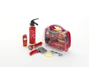 MALETIN DE ACCESORIOS DE BOMBEROS DE JUGUETE