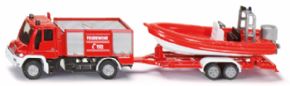 CAMION DE BOMBEROS CON REMOLQUE SIKU