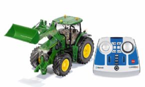 TRACTOR JD CON PALA Y MANDO BLUETOOTH SIKU