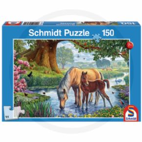PUZZLE CABALLOS EN ARROYO
