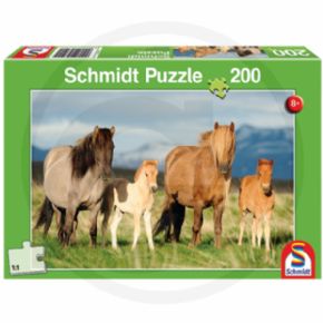 PUZZLE FAMILIA DE CABALLOS