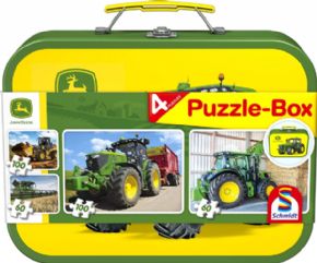 MALETN METLICO DE PUZZLES JOHN DEERE