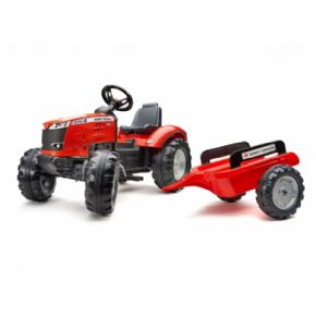 TRACTOR DE PEDALES MASSEY F. S8740 + REMOLQUE FALK