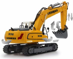EXCAVADORA LIEBHERR CONTROL REMOTO