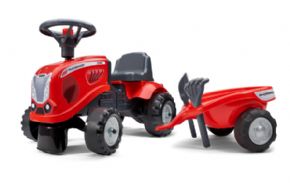 TRACTOR CORREPASILLOS MC CORMICK CON REMOLQUE FALK 
