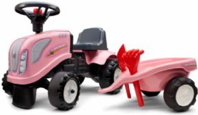 TRACTOR CORREPASILLOS NEW HOLLAND CON REMOLQUE FALK 
