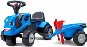 TRACTOR CORREPASILLOS LANDINI CON REMOLQUE FALK 