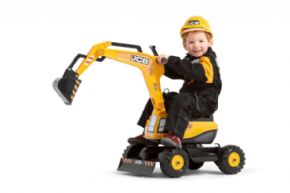 EXCAVADORA DE PEDALES JCB CON CASCO