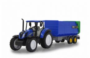 TRACTOR NEW HOLLAND CON REMOLQUE - JAMARA
