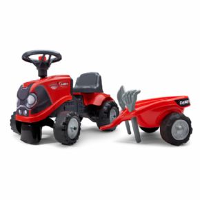 TRACTOR CORREPASILLOS CASE CON REMOLQUE FALK