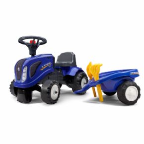 TRACTOR CORREPASILLOS NEW HOLLAND CON REMOLQUE FALK