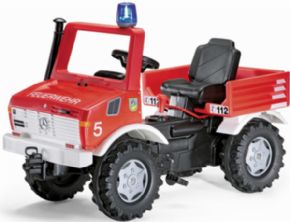 CAMION DE BOMBEROS MERCEDES BENZ DE PEDALES ROLLYTOYS