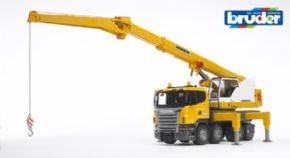 CAMION SCANIA CON GRUA LIEBHERR BRUDER