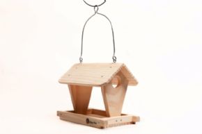 COMEDERO DE MADERA PARA PAJAROS SILVESTRES 