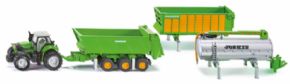 TRACTOR DEUZT CON REMOLQUES JOSKIN SIKU