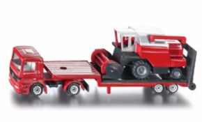 CAMION CON COSECHADORA