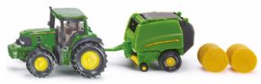 TRACTOR JOHN DEERE CON EMPACADORA JD SIKU