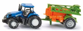 TRACTOR NEW HOLLAND CON PULVERIZADOR SIKU