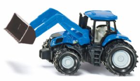 TRACTOR NEW HOLLAND CON CARGADOR FRONTAL SIKU