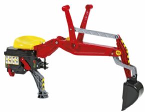 RETROEXCAVADORA PARA TRACTOR PEDALES ROLLY TOYS