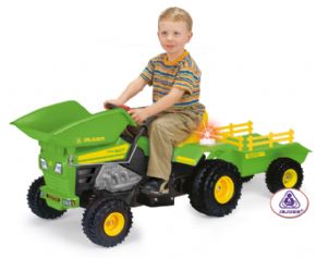 TRACTOR ELECTRICO A BATERIA 6V  DUMP TRACK