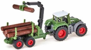 TRACTOR FENDT CON REMOLQUE FORESTAL
