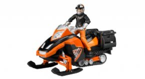 MOTO DE NIEVE CON CONDUCTOR